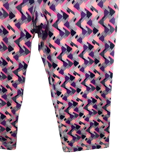 Victoria Secret VSX Multicolored Crop Capri Leggings Size Medium - Picture 2 of 11